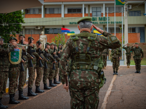 2024 - Out - Comandante do Exército Brasileiro, General de Exército Tomás Miguel Miné Ribeiro Paiva, realizou uma visita oficial ao 41° Batalhão de Infantaria Mecanizado